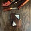 Minimalist Leather Wallet - Tasman - Leaf Ruby
